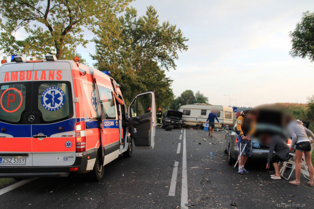 Wypadek pod Szczecinkiem