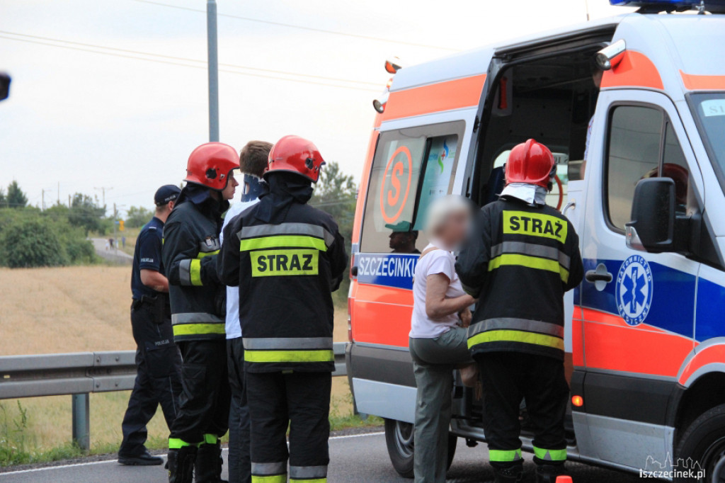 Groźny wypadek na ul. Pilskiej