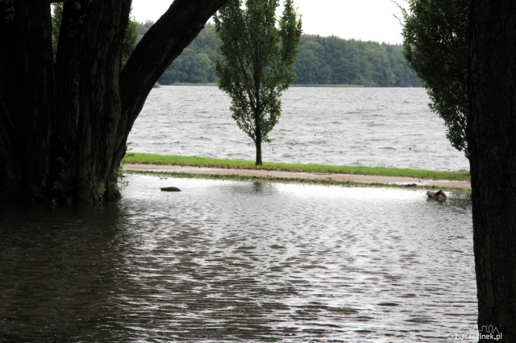 Intensywne opady zalały park