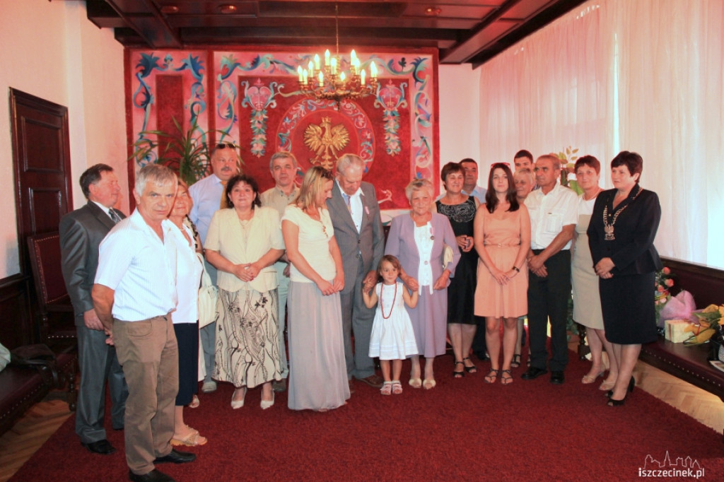 Jubileusz 60-lecia pożycia małżeńskiego Państwa Stefanii i Jana Popiel