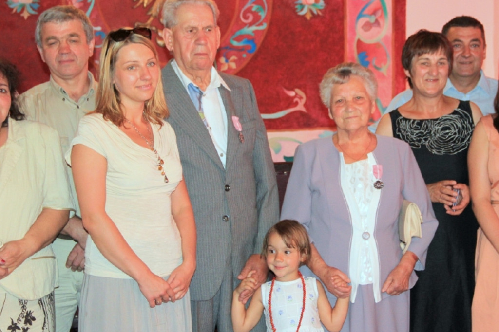 Jubileusz 60-lecia pożycia małżeńskiego Państwa Stefanii i Jana Popiel