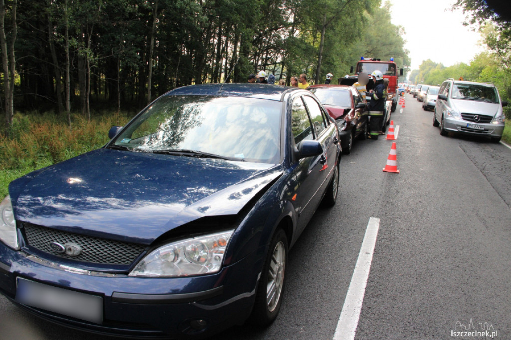 Karambol na ?jedenastce? przed Szczecinkiem