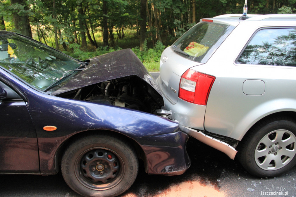 Karambol na ?jedenastce? przed Szczecinkiem