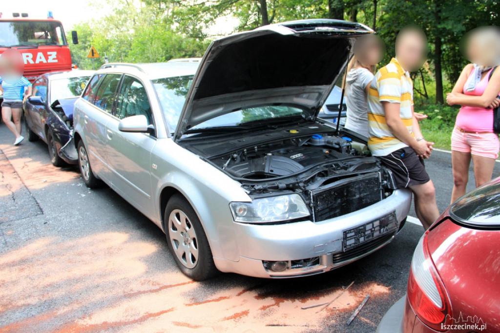 Karambol na ?jedenastce? przed Szczecinkiem