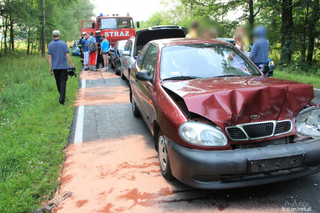 Karambol na ?jedenastce? przed Szczecinkiem