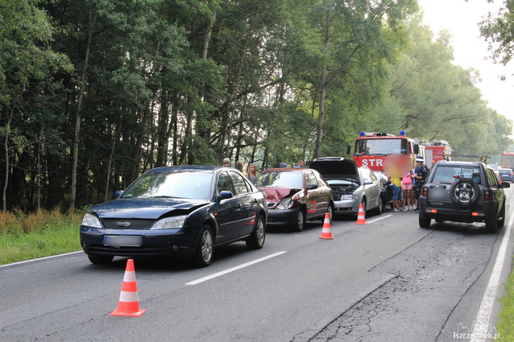 Karambol na ?jedenastce? przed Szczecinkiem