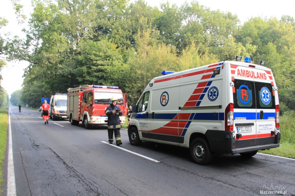 Karambol na ?jedenastce? przed Szczecinkiem