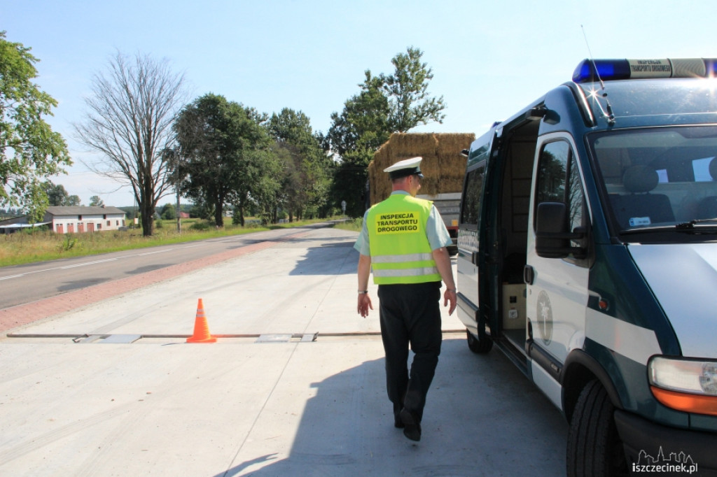 ITD kontroluje ciężarówki pod Szczecinkiem