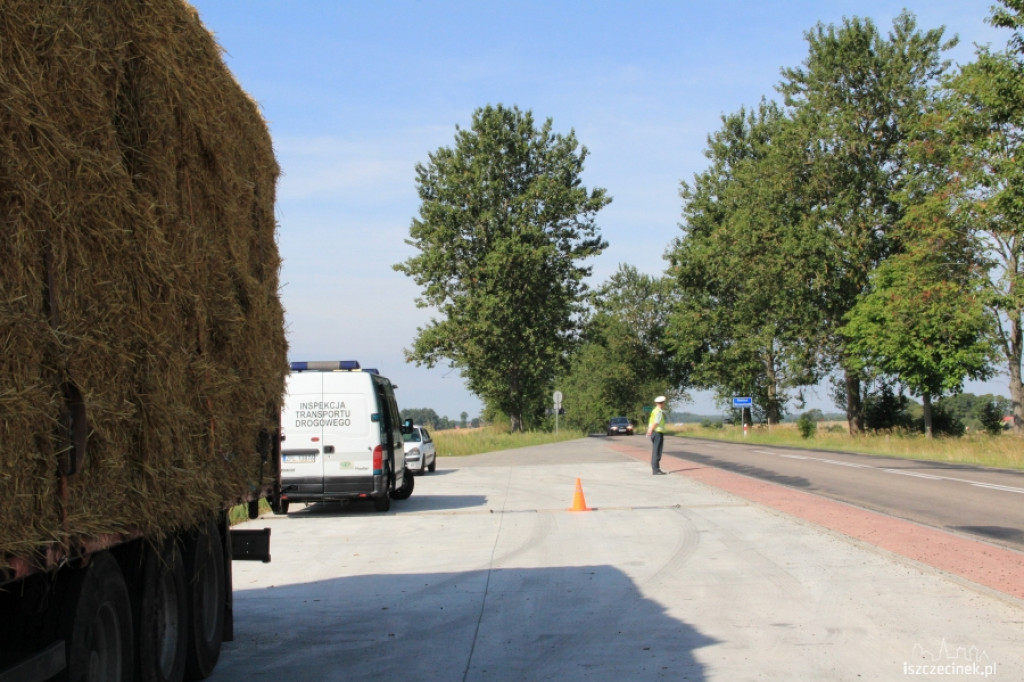 ITD kontroluje ciężarówki pod Szczecinkiem