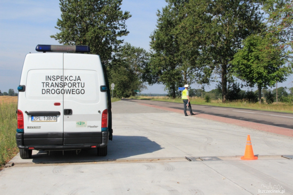 ITD kontroluje ciężarówki pod Szczecinkiem
