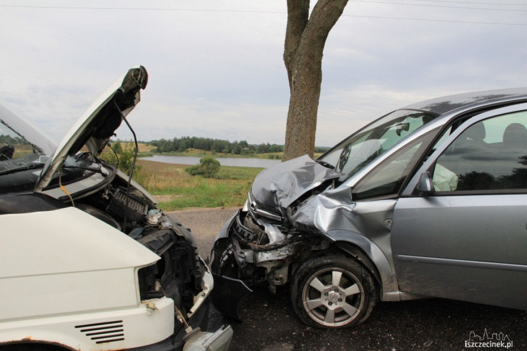 Dwa wypadki koło Sitna