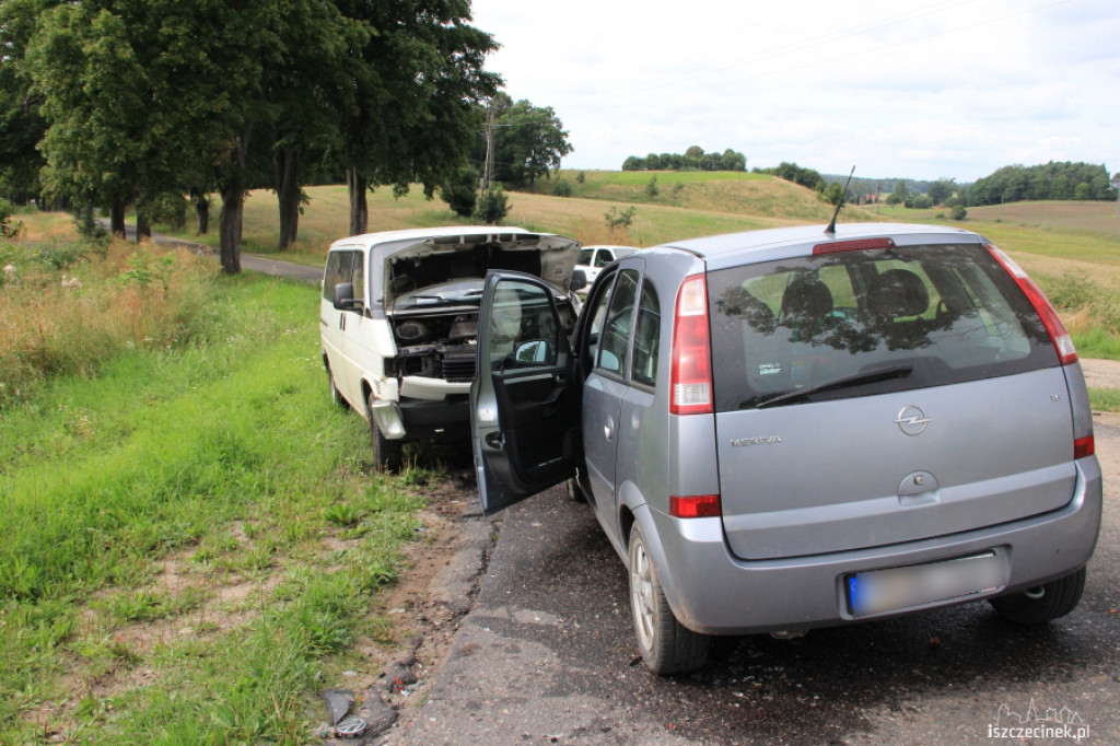 Dwa wypadki koło Sitna
