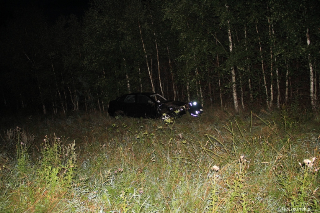 Rozbity Seat przed Radomyślem