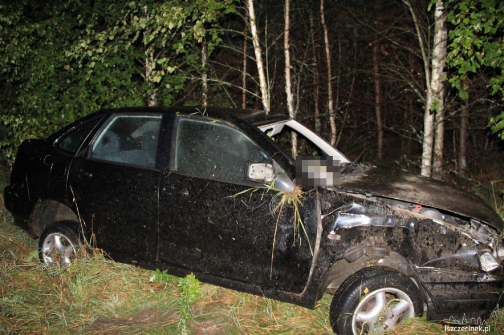 Rozbity Seat przed Radomyślem