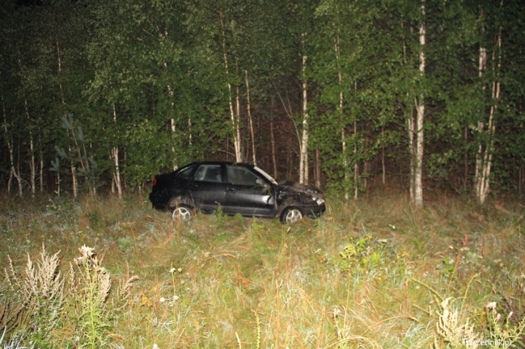 Rozbity Seat przed Radomyślem