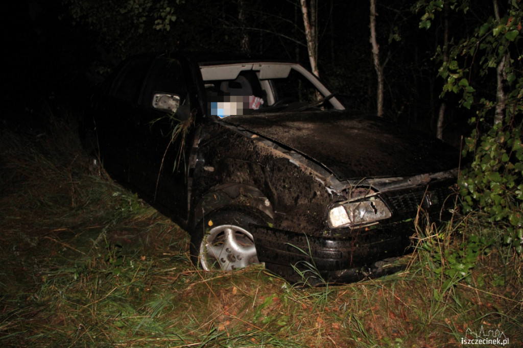 Rozbity Seat przed Radomyślem