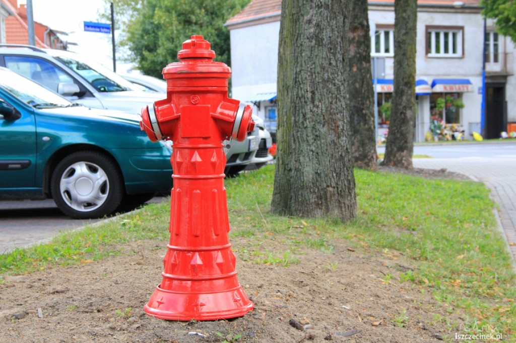 Nowe stylowe hydranty w Szczecinku