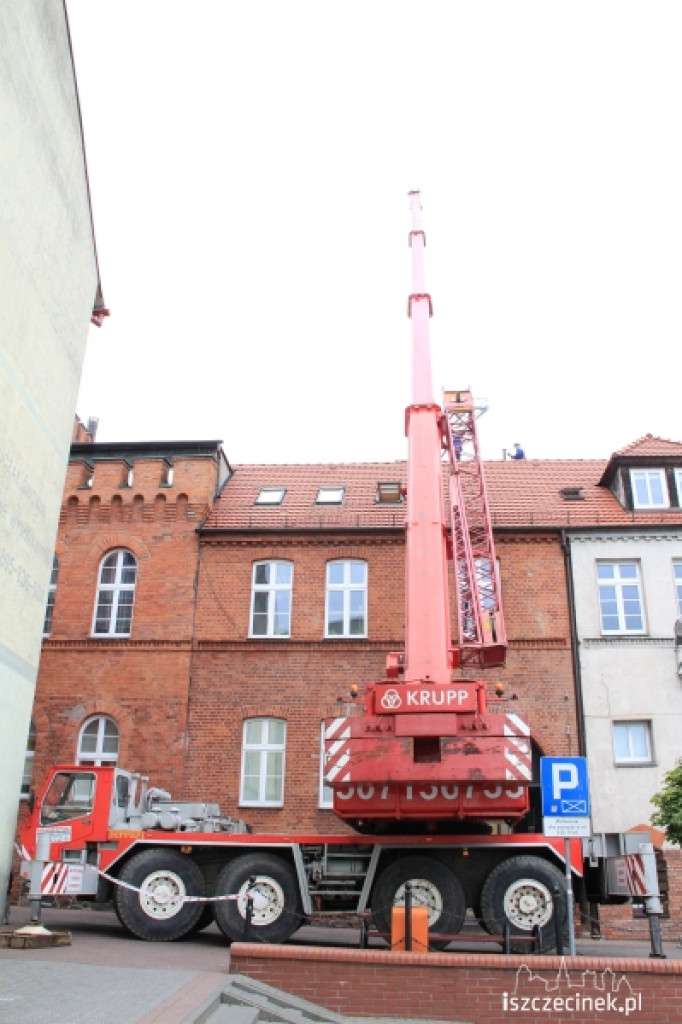 Zadaszenie dziedzińca ratusza w Szczecinku