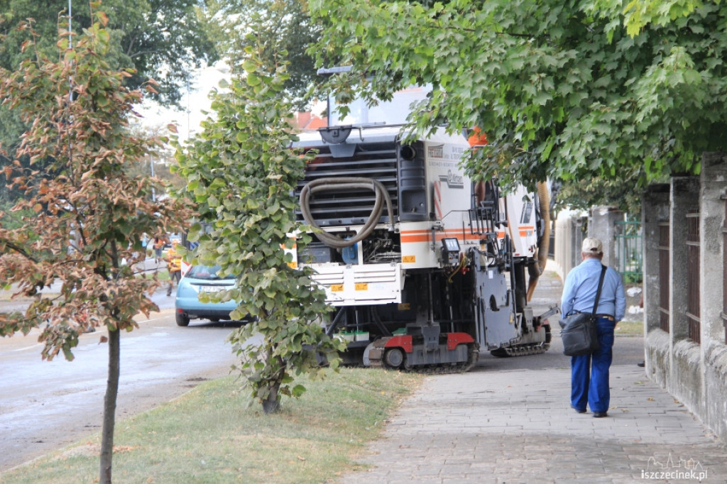 Drogowcy wkroczyli na ul. Kościuszki w Szczecinku