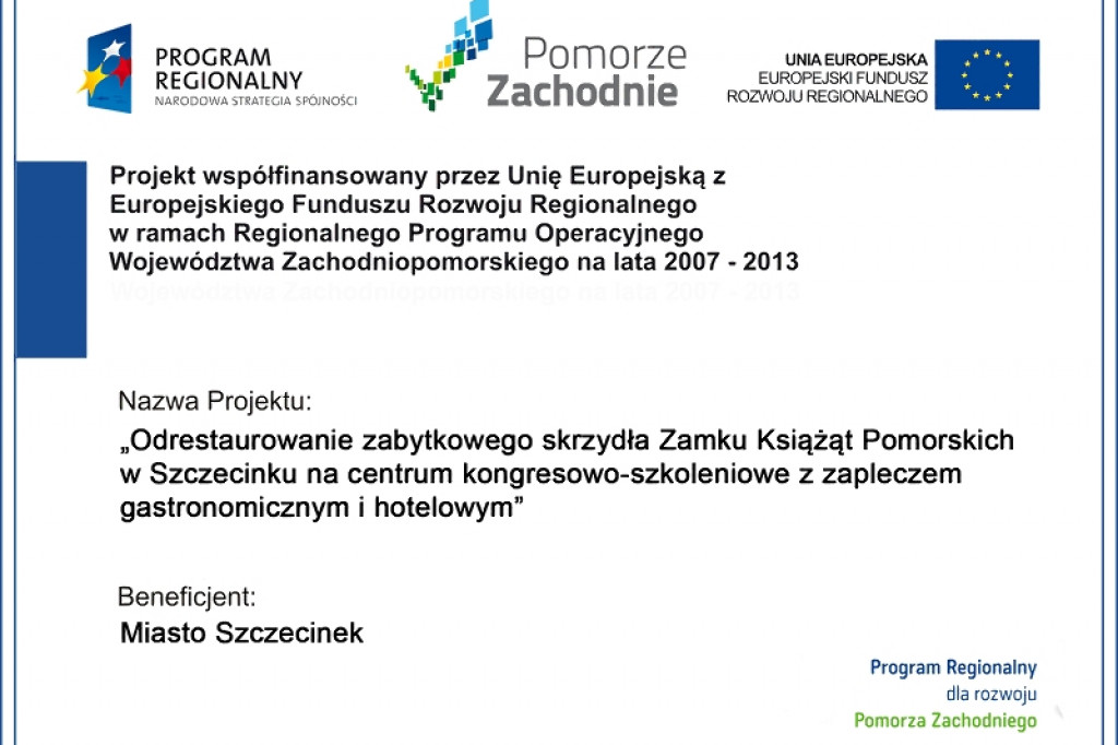 Zamek Książąt Pomorskich wizytówką Szczecinka fot. Marcin Wilk