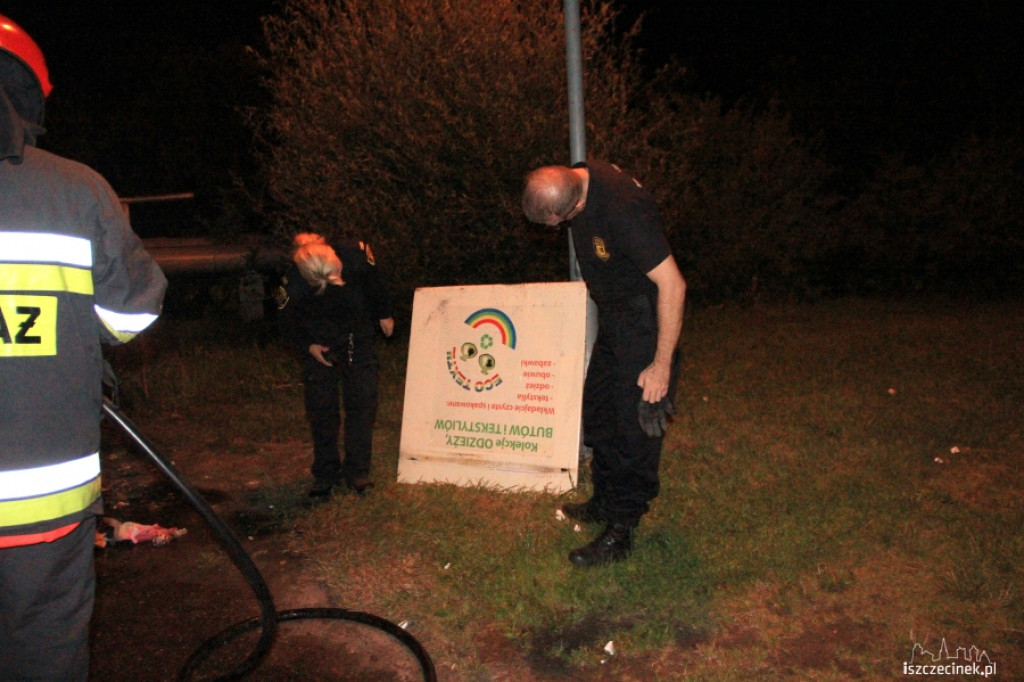 Podpalili ubrania, które miały trafić do ubogich