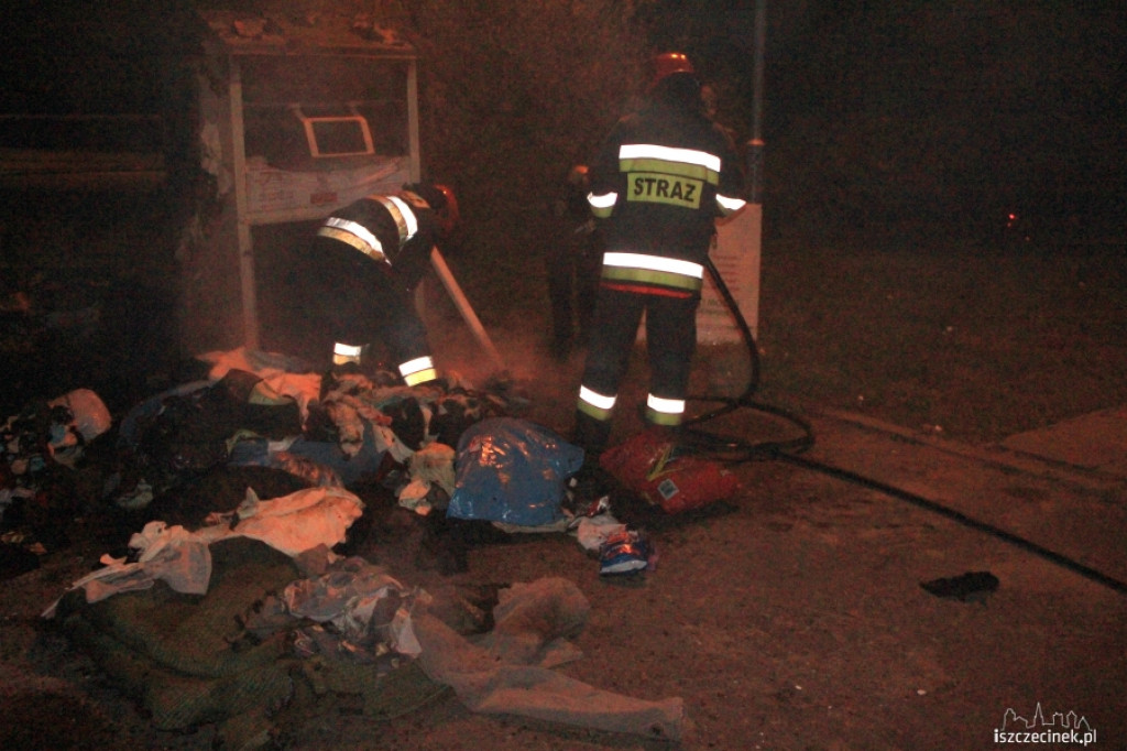 Podpalili ubrania, które miały trafić do ubogich