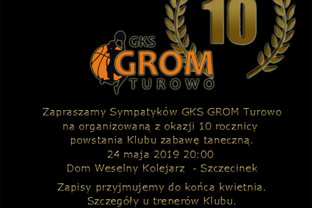 KOSZYKÓWKA: GROM Turowo zaprasza na warsztaty i treningi