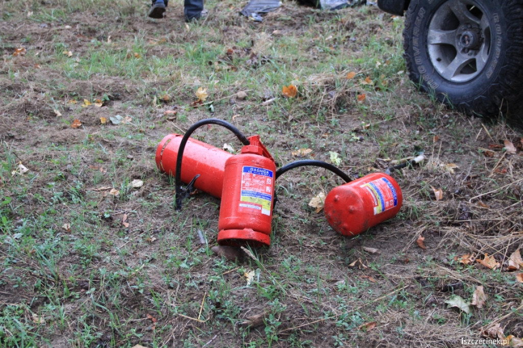 Pod Szczecinkiem zapaliła się ciężarówka