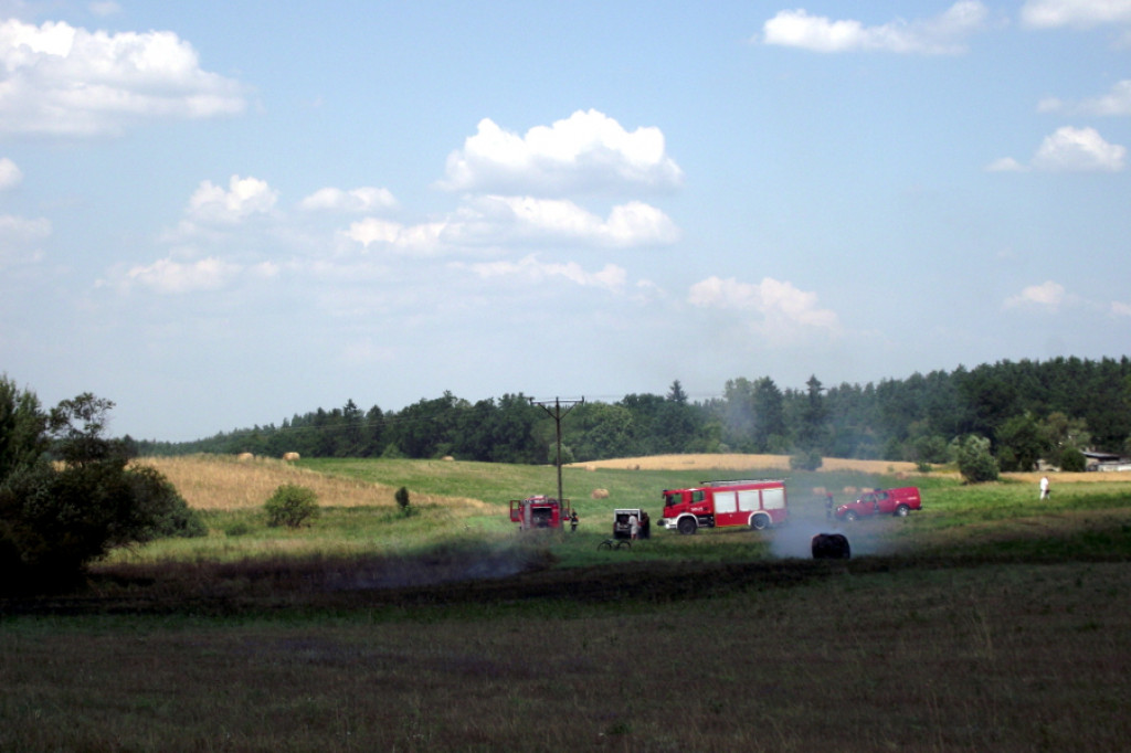 Pożar w okolicy Parsęcka