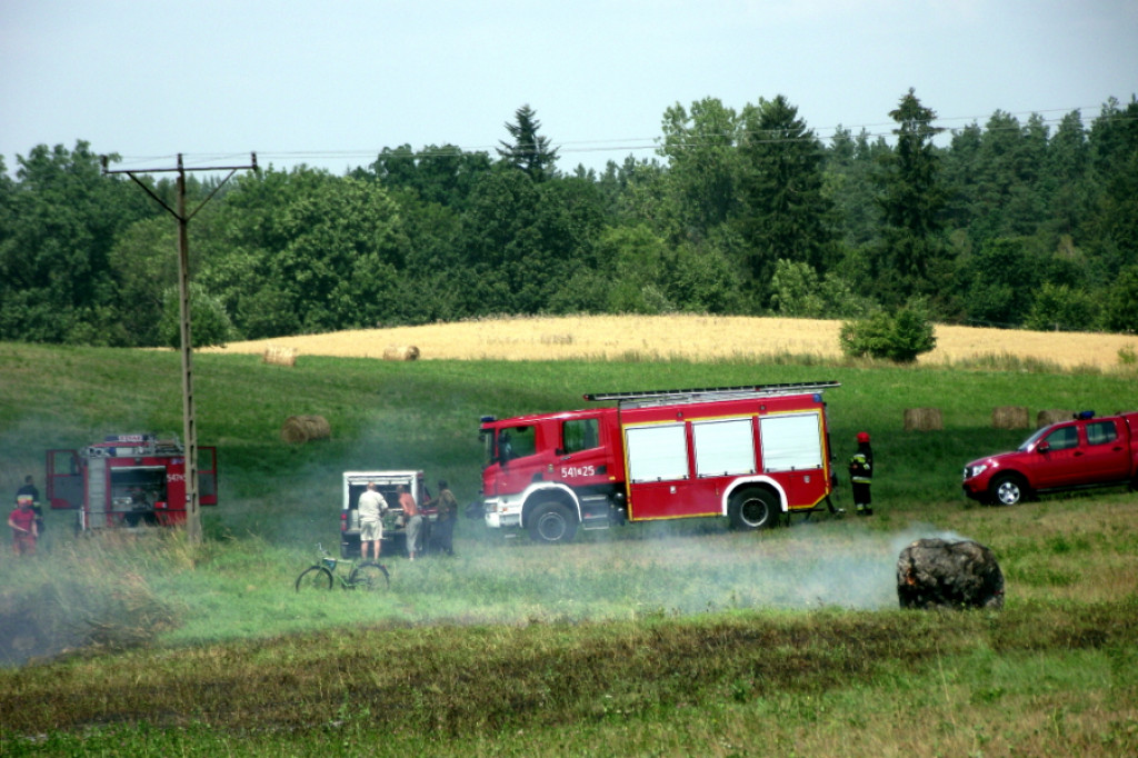 Pożar w okolicy Parsęcka