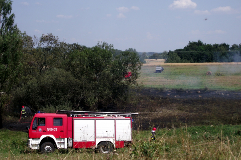 Pożar w okolicy Parsęcka