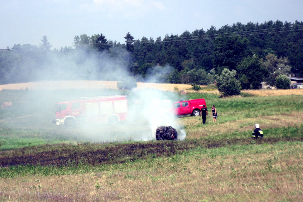 Pożar w okolicy Parsęcka