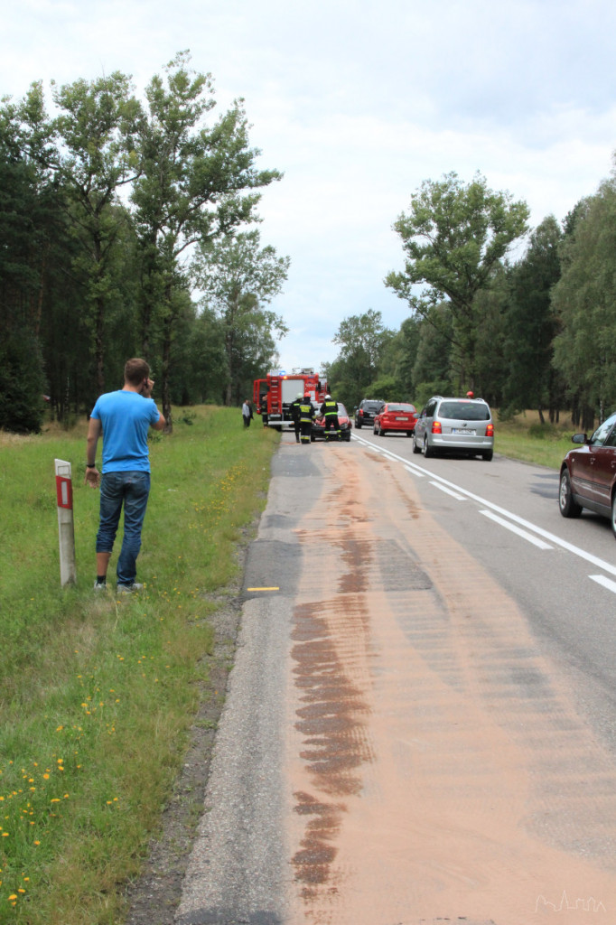 Wypadek koło Białego Boru. Zderzyły się trzy auta