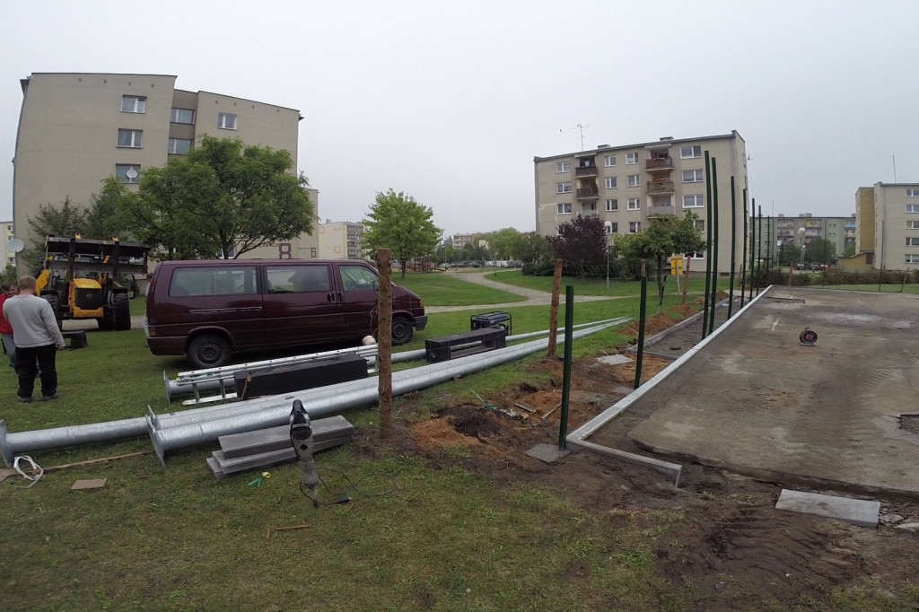 Budowa boisk na os. Zachód