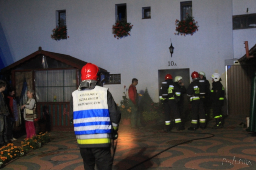 BIAŁY BÓR: Przydomowa kotłownia w ogniu