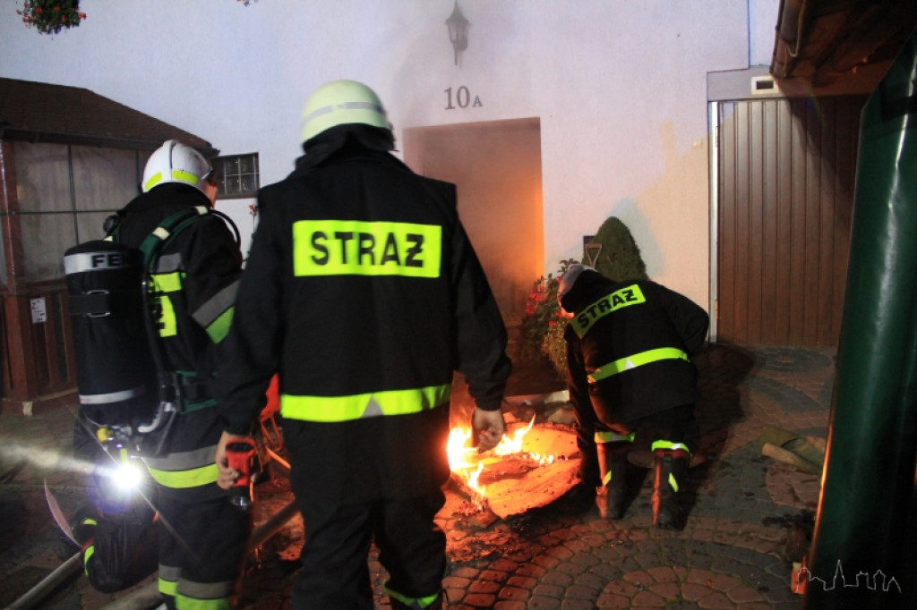 BIAŁY BÓR: Przydomowa kotłownia w ogniu