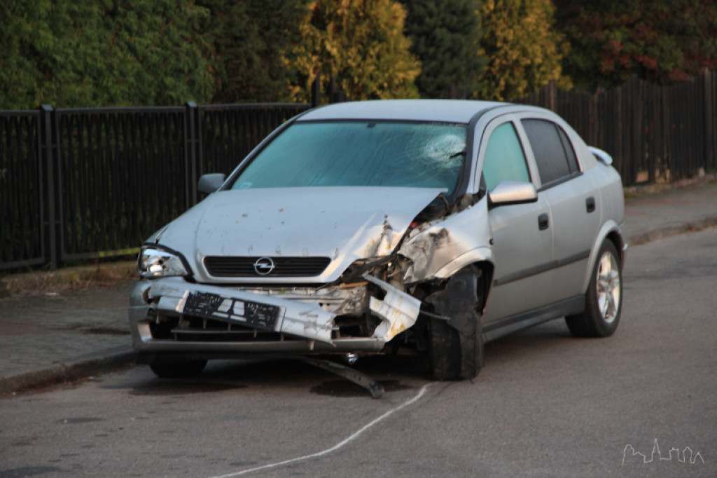 Po pijaku wjechał w płot