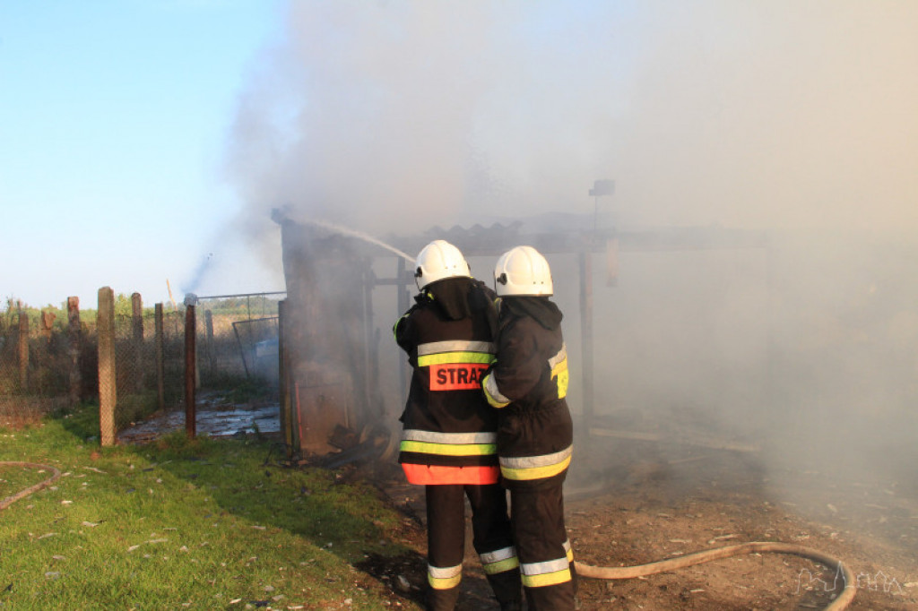 Pożar pod Szczecinkiem