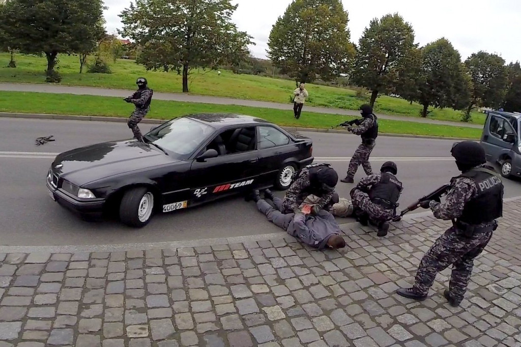 Atak terrorystyczny na ZK w Szczecinku - ćwiczenia