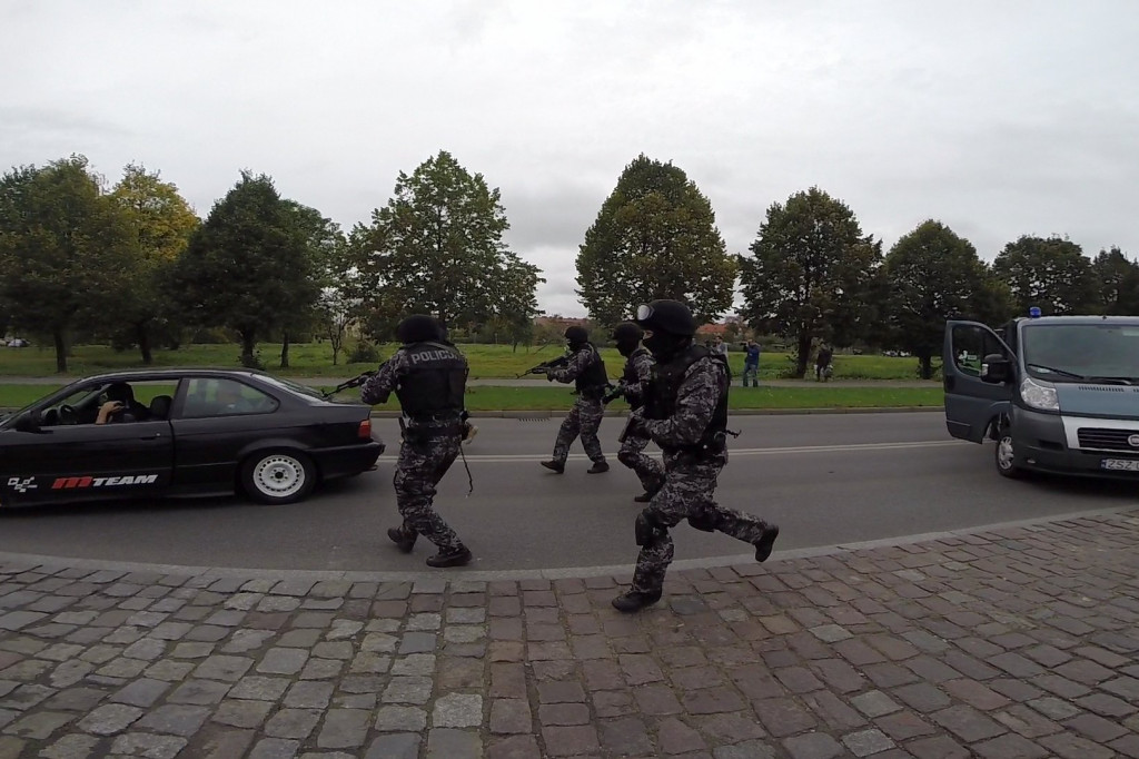 Atak terrorystyczny na ZK w Szczecinku - ćwiczenia