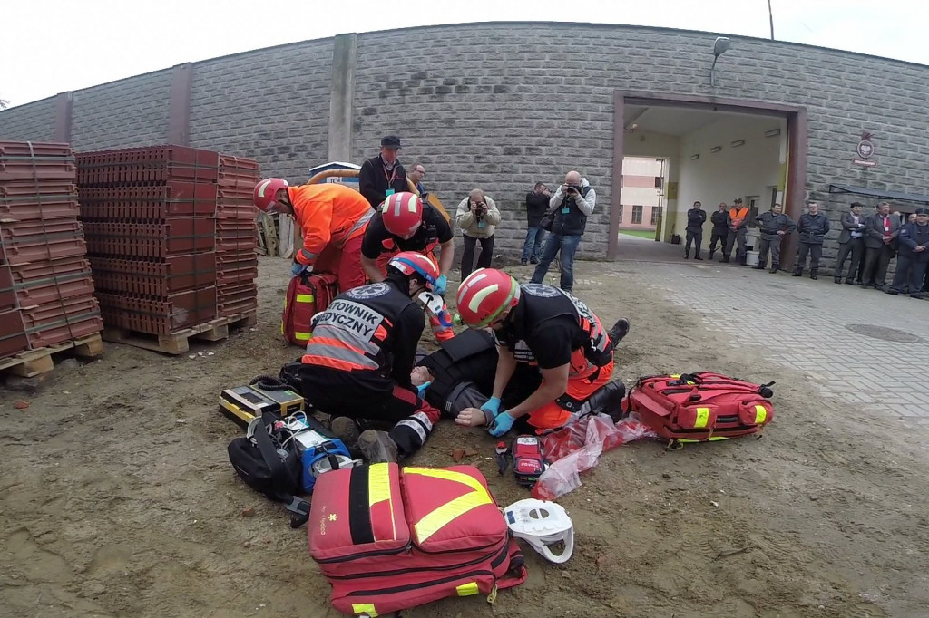 Atak terrorystyczny na ZK w Szczecinku - ćwiczenia