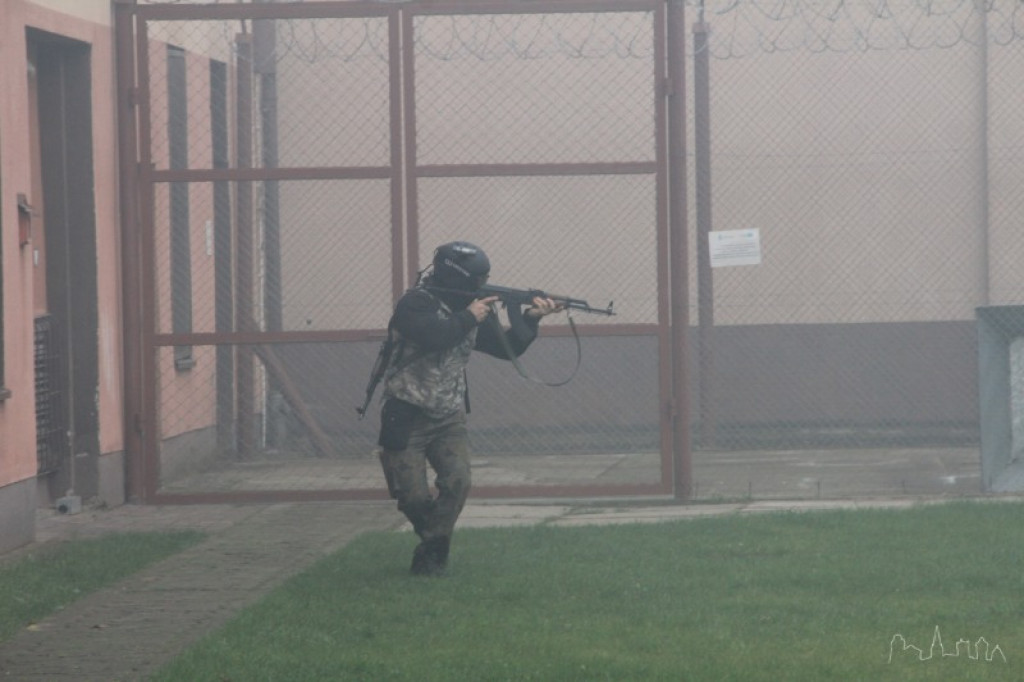 Atak terrorystyczny na ZK w Szczecinku - ćwiczenia
