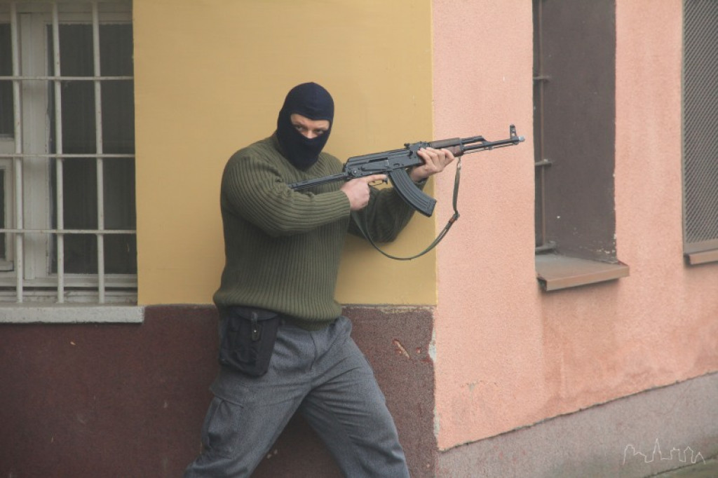 Atak terrorystyczny na ZK w Szczecinku - ćwiczenia