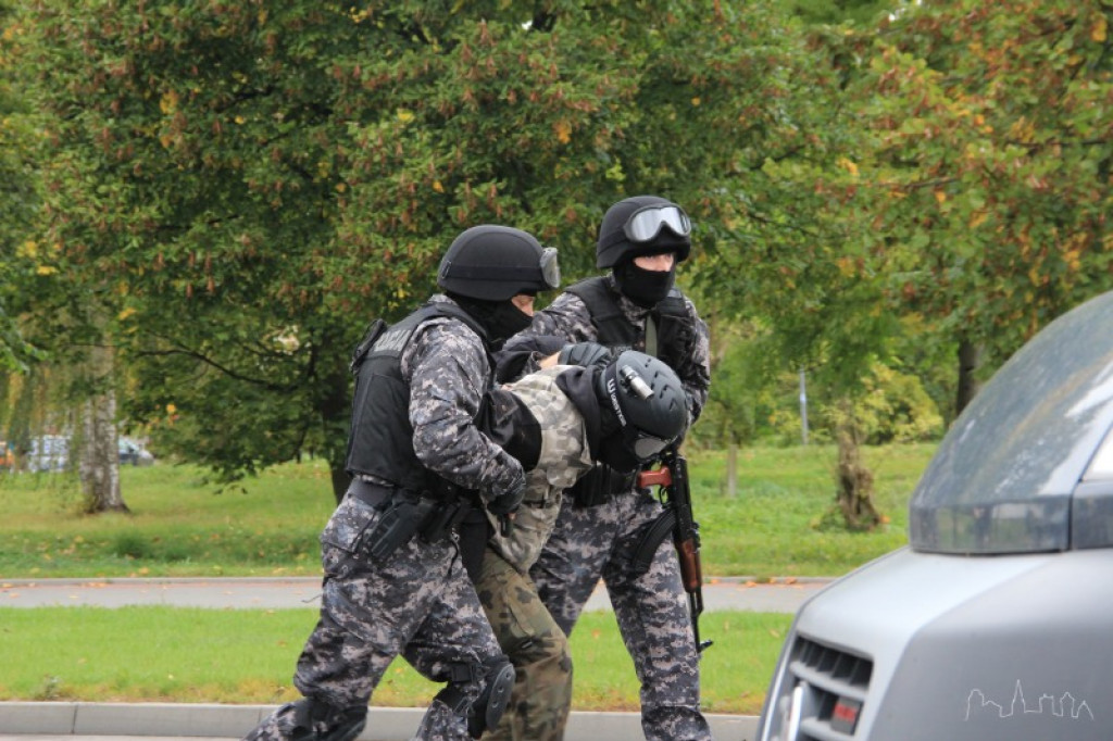 Atak terrorystyczny na ZK w Szczecinku - ćwiczenia