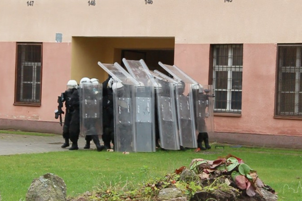 Atak terrorystyczny na ZK w Szczecinku - ćwiczenia