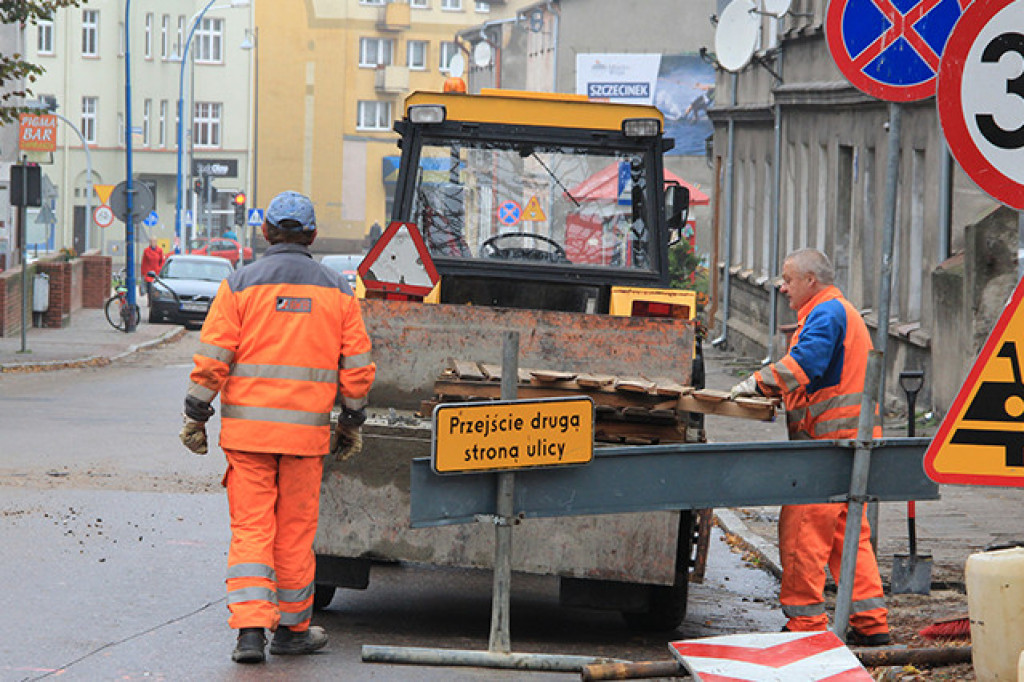 Remontowe utrudnienia na drogach Szczecinka