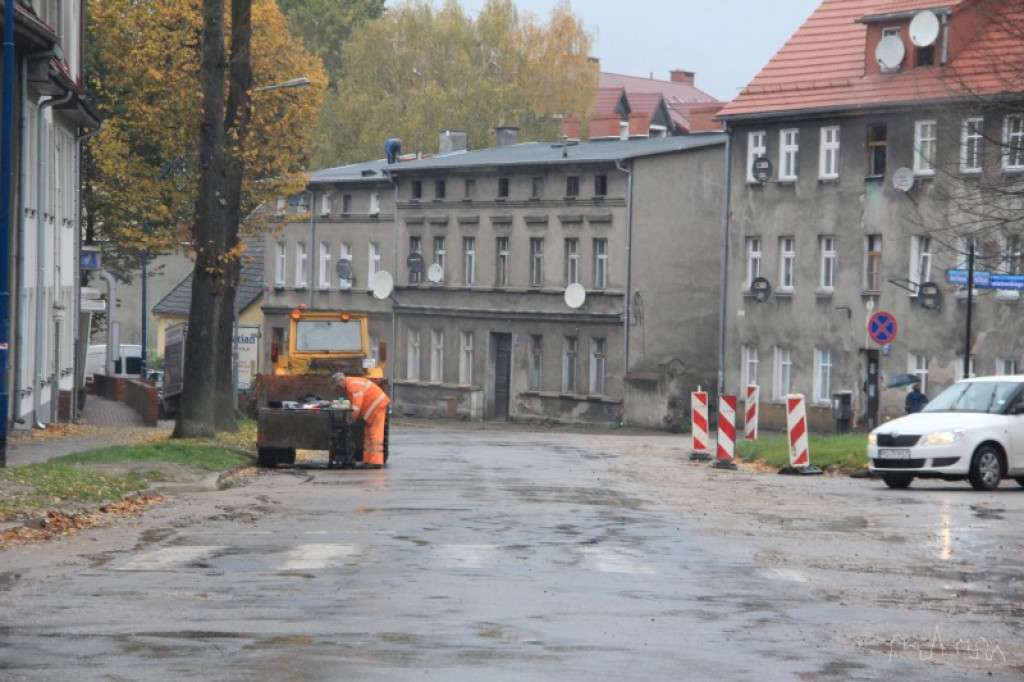 Remontowe utrudnienia na drogach Szczecinka