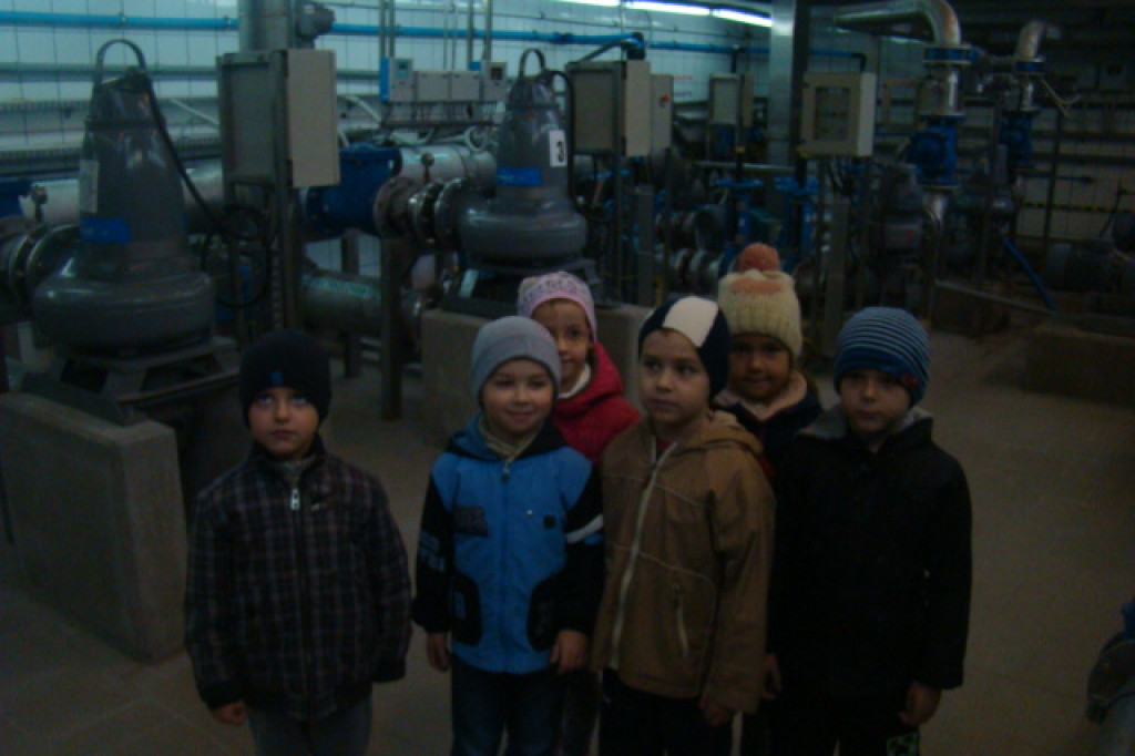 Przedszkolaki z Misia odwiedziły Stację Uzdatniania Wody