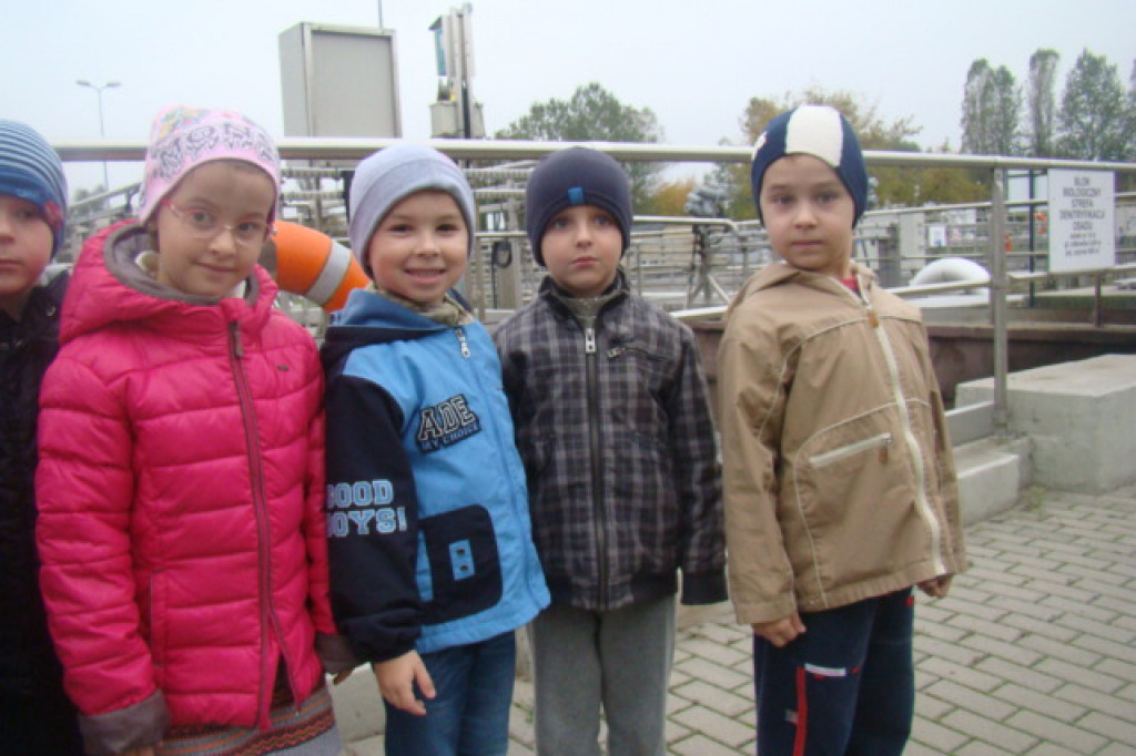 Przedszkolaki z Misia odwiedziły Stację Uzdatniania Wody