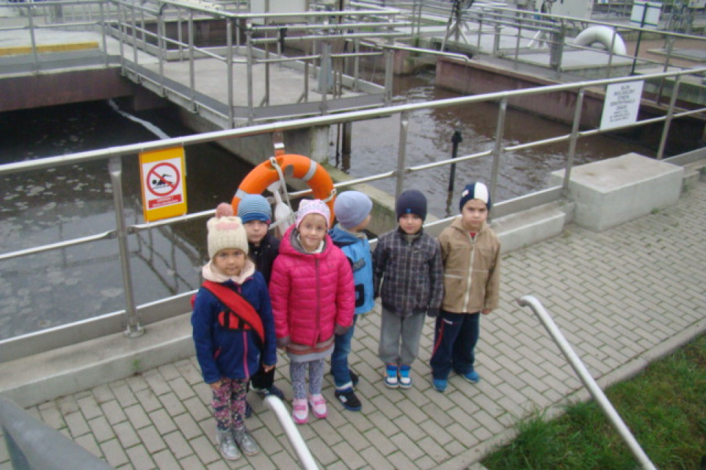 Przedszkolaki z Misia odwiedziły Stację Uzdatniania Wody